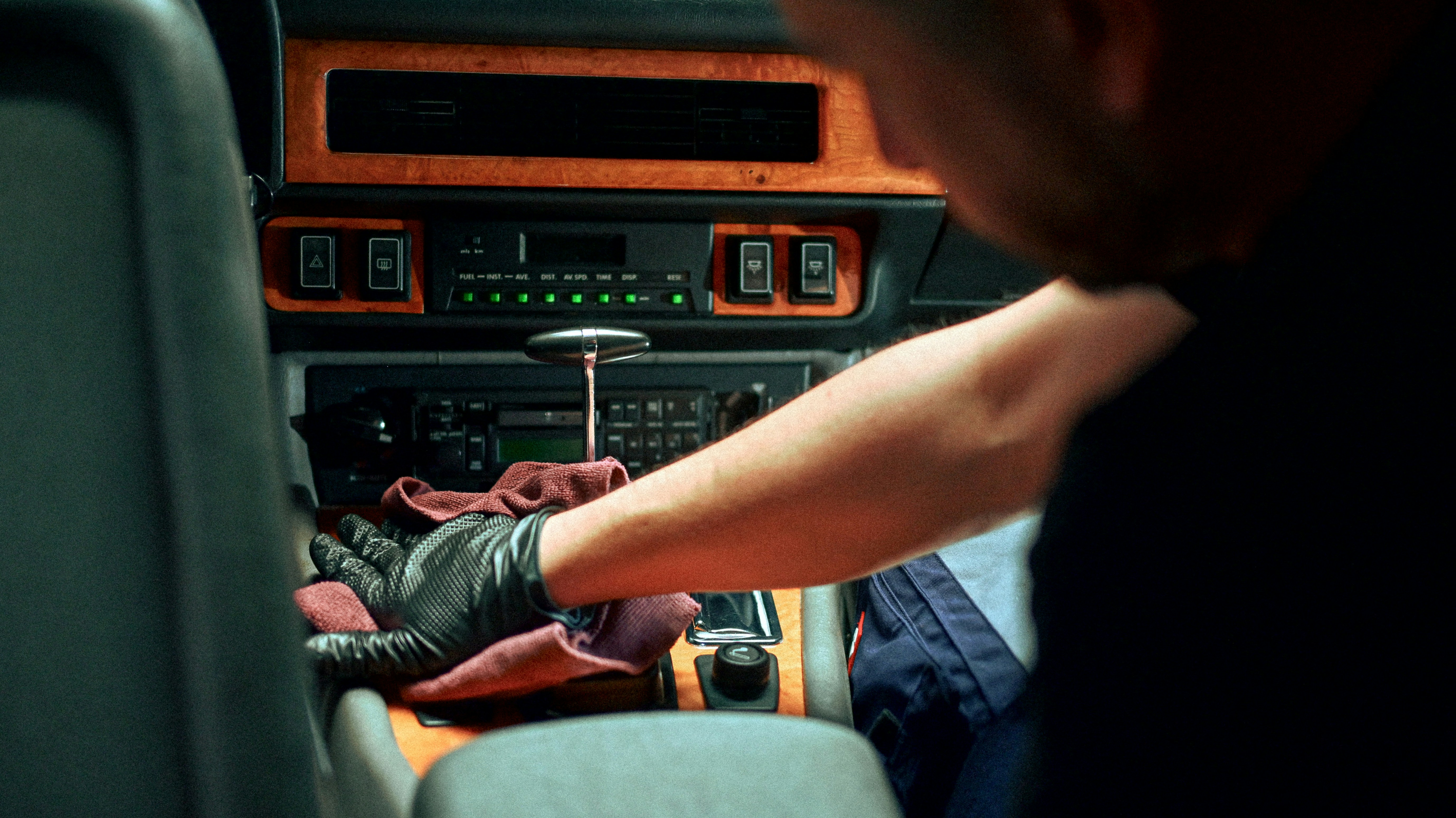 Interior auto detailing and stain extraction services in Montgomery County